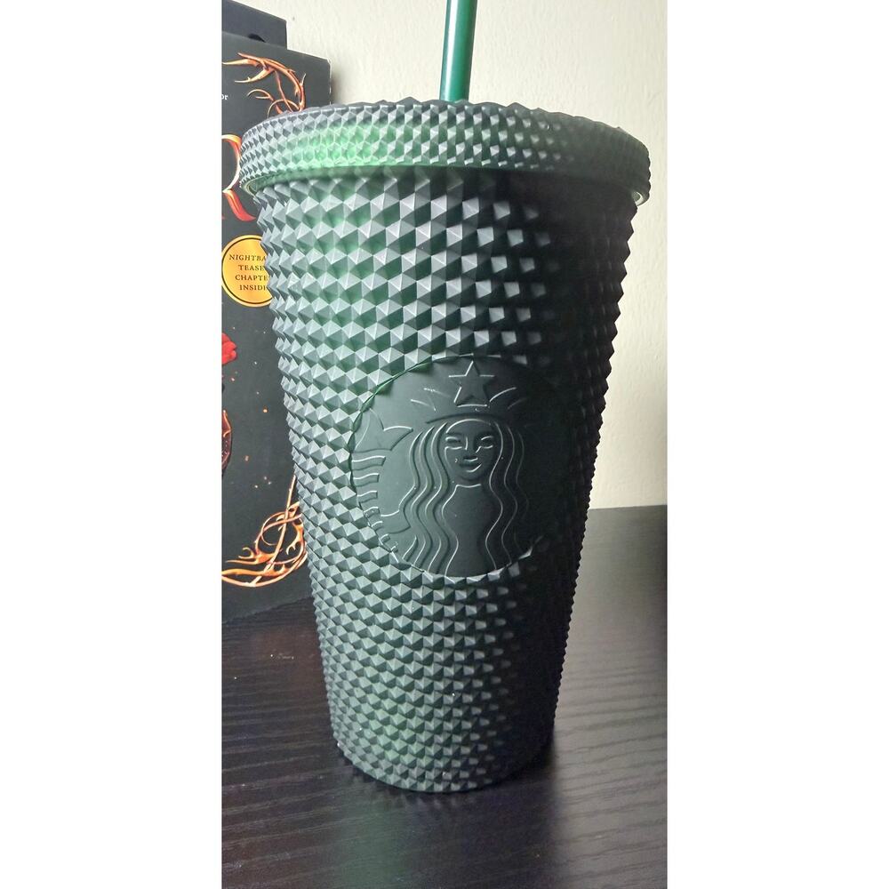 Starbucks Green Ridged Tumbler, Short